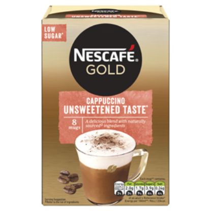 Picture of Nescafe Cappuccino Unsweet Gold 8pk 113g x6